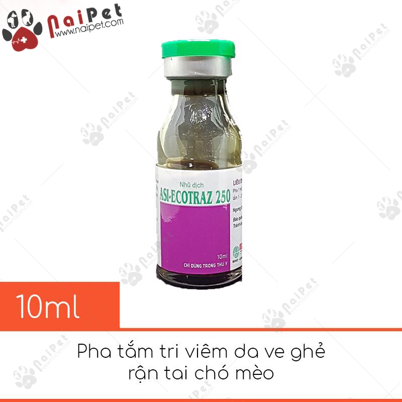 Dung Dịch Phòng Và Loại Bỏ Ký Sinh Trùng Ve Ghẻ Rận Asi-Ecotraz 250