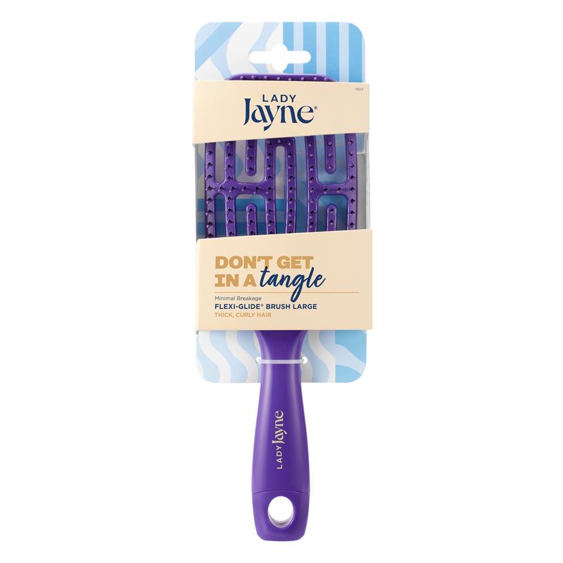 Lược chải tóc gỡ rối và massage Lady jayne flexi glide detangling brush size lớn và nhỏ
