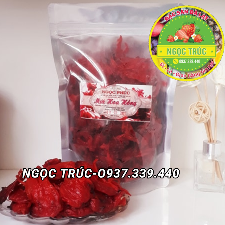 [HCM]MỨT HOA HỒNG(HOA ATISO ĐỎ) 500G - ĐẶC SẢN ĐÀ LAT