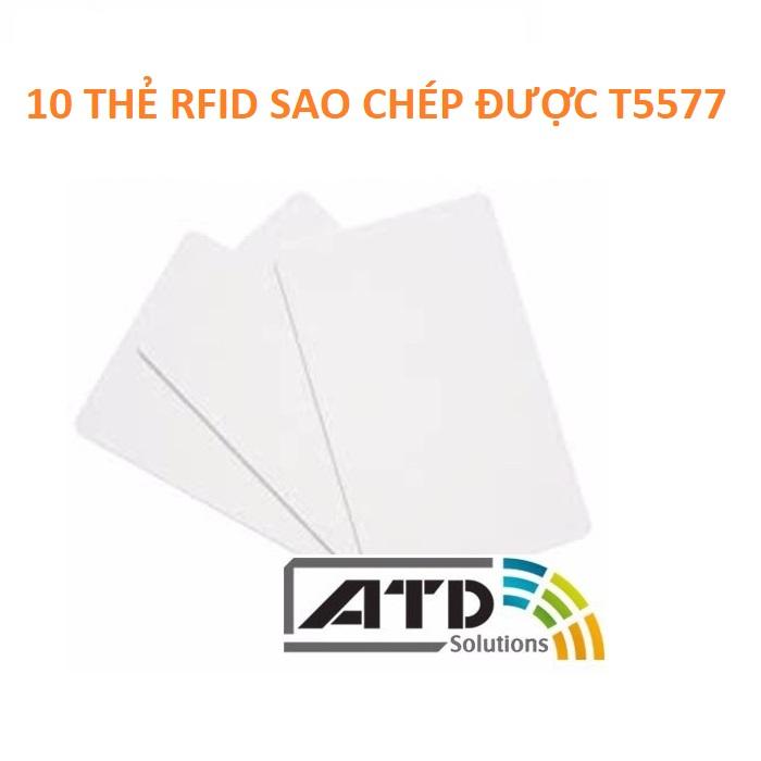 10 cái thẻ từ RFID sao chép được T5577 Thẻ RFID T5577 Thẻ RFID 125Khz sao chép được