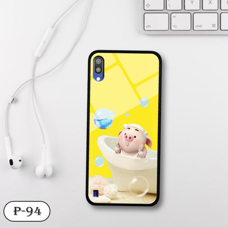Ốp lưng kính 3d cute samsung m10
