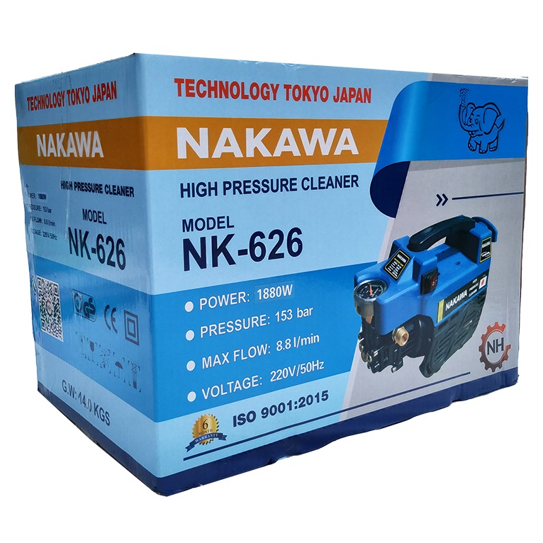 Máy Rửa Xe 1880W Nakawa NK-626