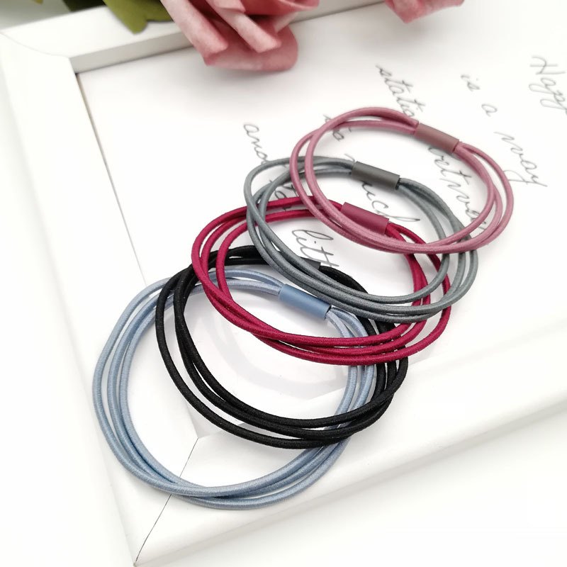 Combo 10 cột tóc thun 3 sợi đơn giản ( hàng siêu bền ,siêu rẻ)