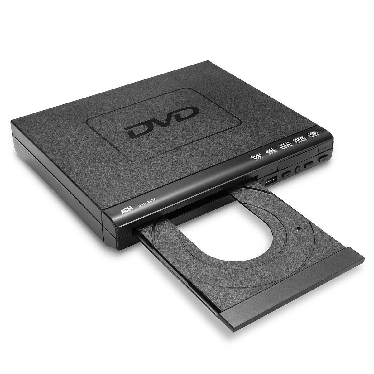 1080P HD 15W LCD DVD Player Compact Multi Region Video HDMI MP4 MP3 CD USB Controller DVD Player with HDMI Port