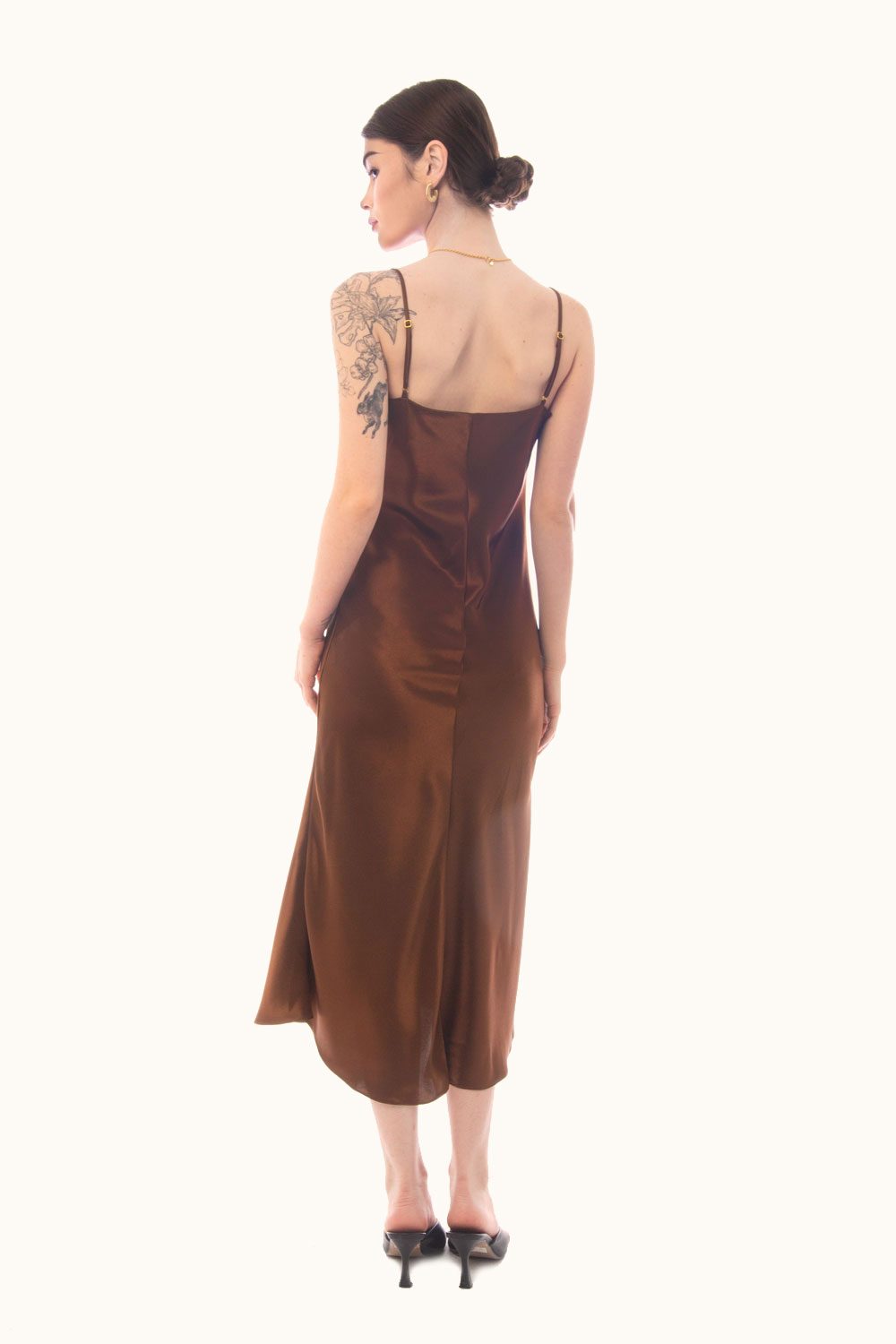 Đầm Midi Chất Satin Blair Daphale
