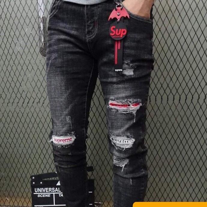 QUẦN JEAN NAM CHẤT BÒ ĐEN WASH MÀI XƯỚC YAMAHA CAO CẤP CJ-1999 - TOKYO FASHION