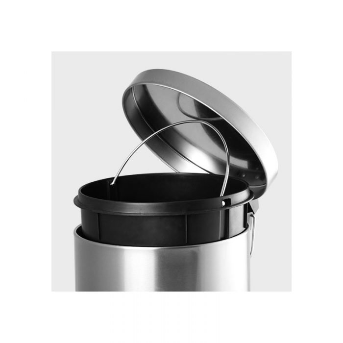 THÙNG RÁC TRÒN INOX ĐẠP CHÂN VINAMOP – VNTB50
