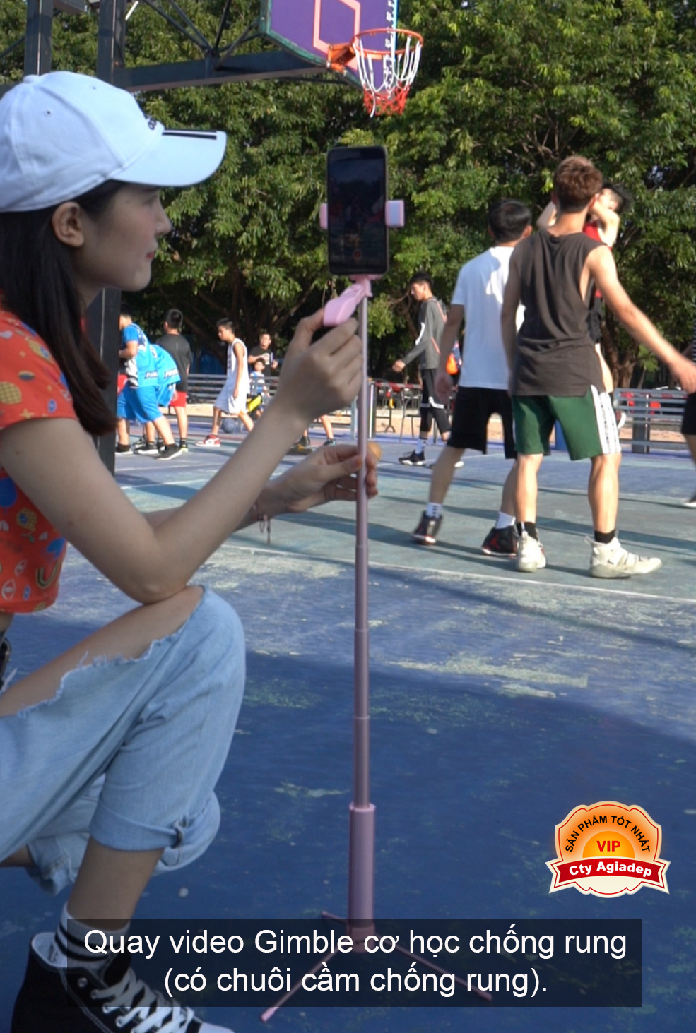 Gậy chụp hình dài Siêu xịn, Siêu chắc, Có Gimbal Chống rung, Gậy tự sướng selfie livestream tripod - CYKE21