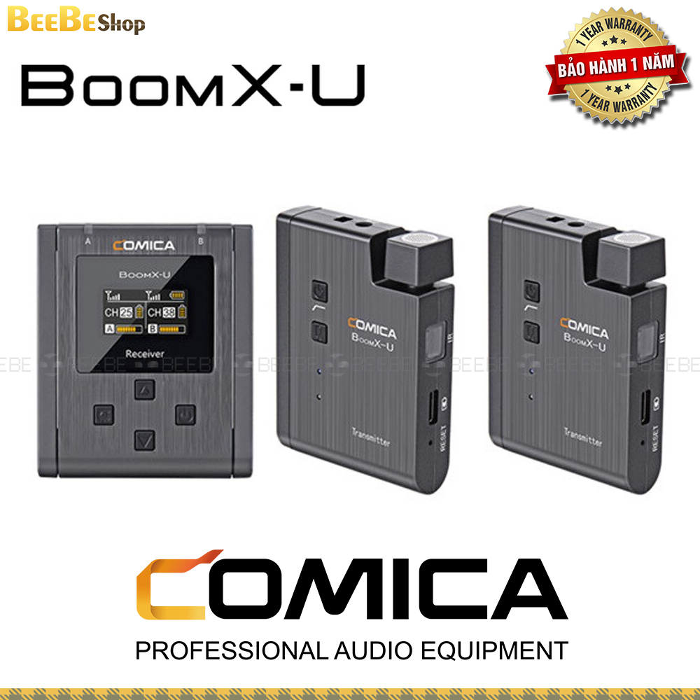 Comica BoomX-U U1 - Multifunction wireless microphone with UHF