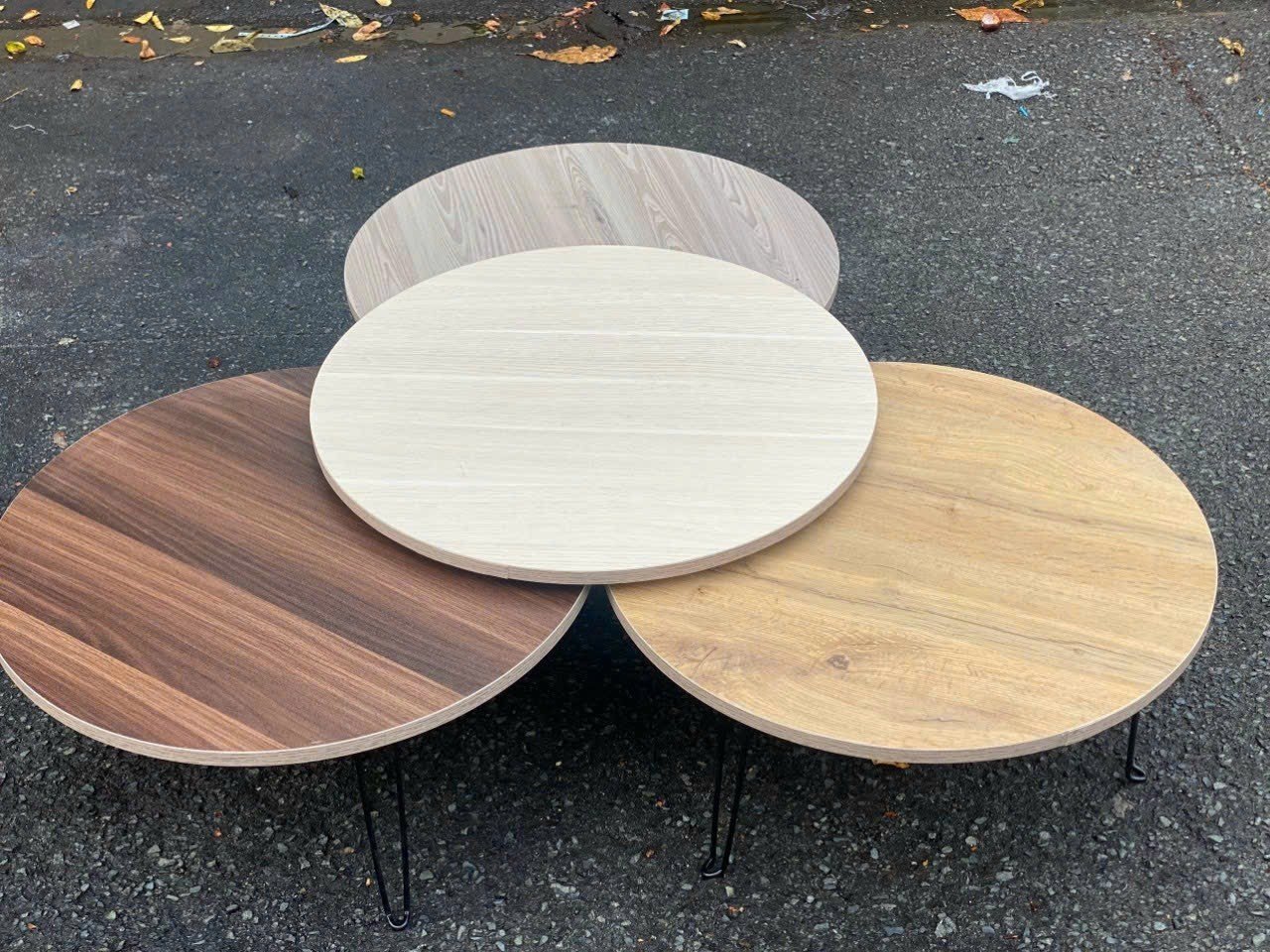 Mặt bàn tròn gỗ công nghiệp MDF ( ĐK 59cm)