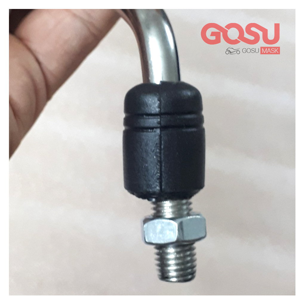 Gương xe máy tròn nhỏ gọn thời trang - 1 cái
