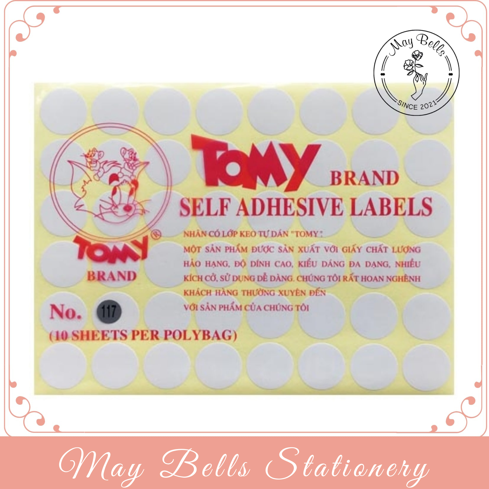 Giấy Decal A5 Tomy (Mã 117-124 ), nhãn dán Tomy A5 Decan Nhãn Dán In Tem Sản Phẩm