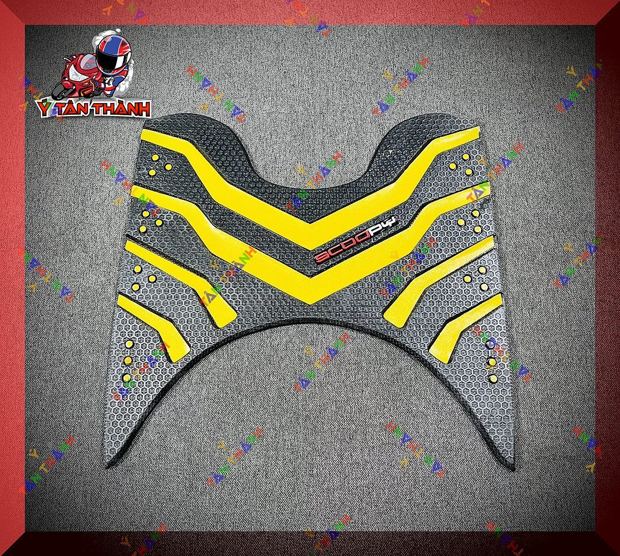 Thảm Lót Chân Xe Scoopy Sọc màu MS22