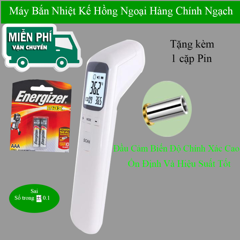 Giá bán Nhiệt Kế Hồng Ngoại- Hàng Chính Ngạch,Dùng Với Mọi Độ Tuổi,Tặng Kèm Pin,Bảo Hành 1 ĐỔi 1
