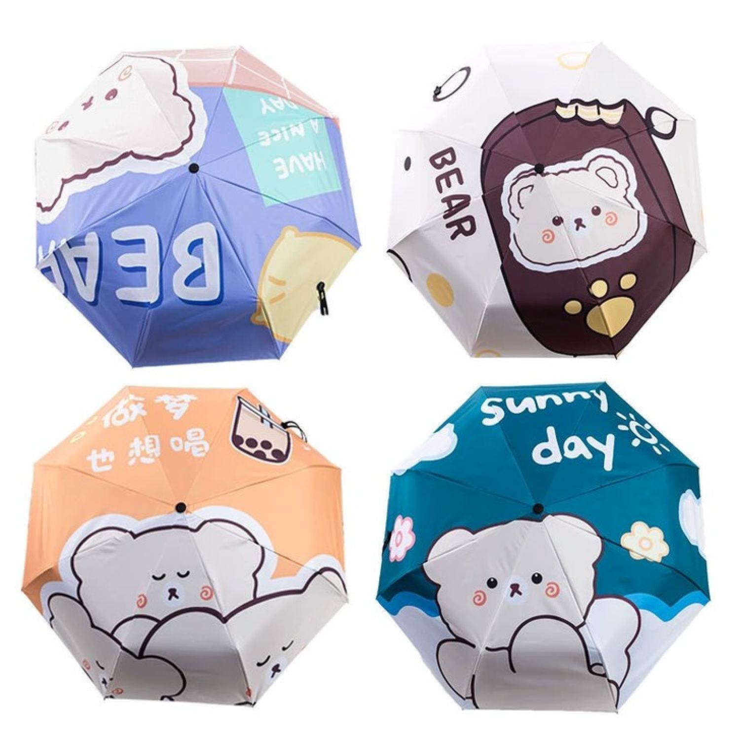 Dù gấp gọn hình dễ thương- ô dù trẻ em mh: b0108