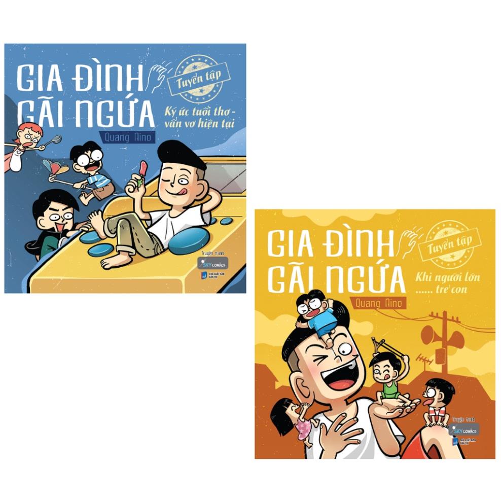 Sách combo 2 cuốn: gia đình gãi ngứa - skybooks