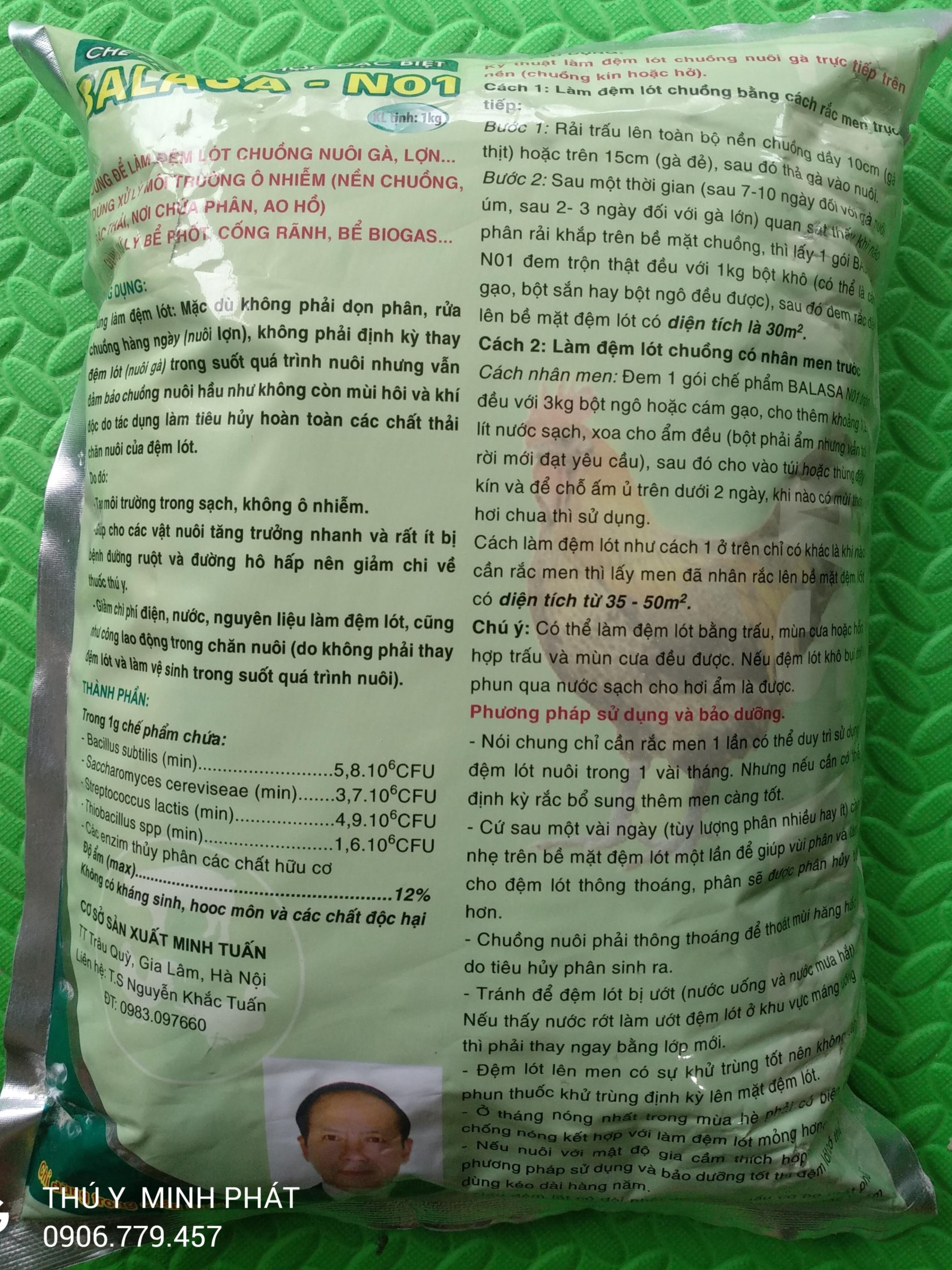 Chế phẩm sinh học BALASA NO1 gói 1kg