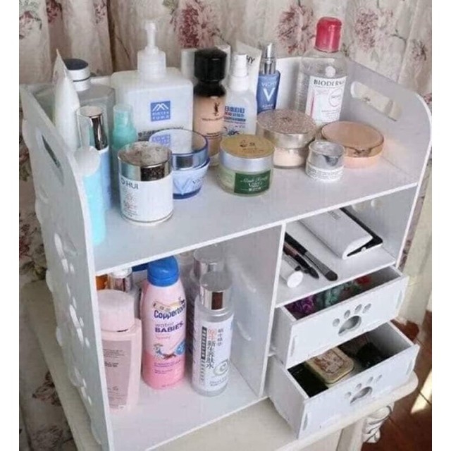 TỦ MINI ĐỂ ĐỒ ĐA NĂNG 2 NGĂN KÉO 38x38x17.5cm