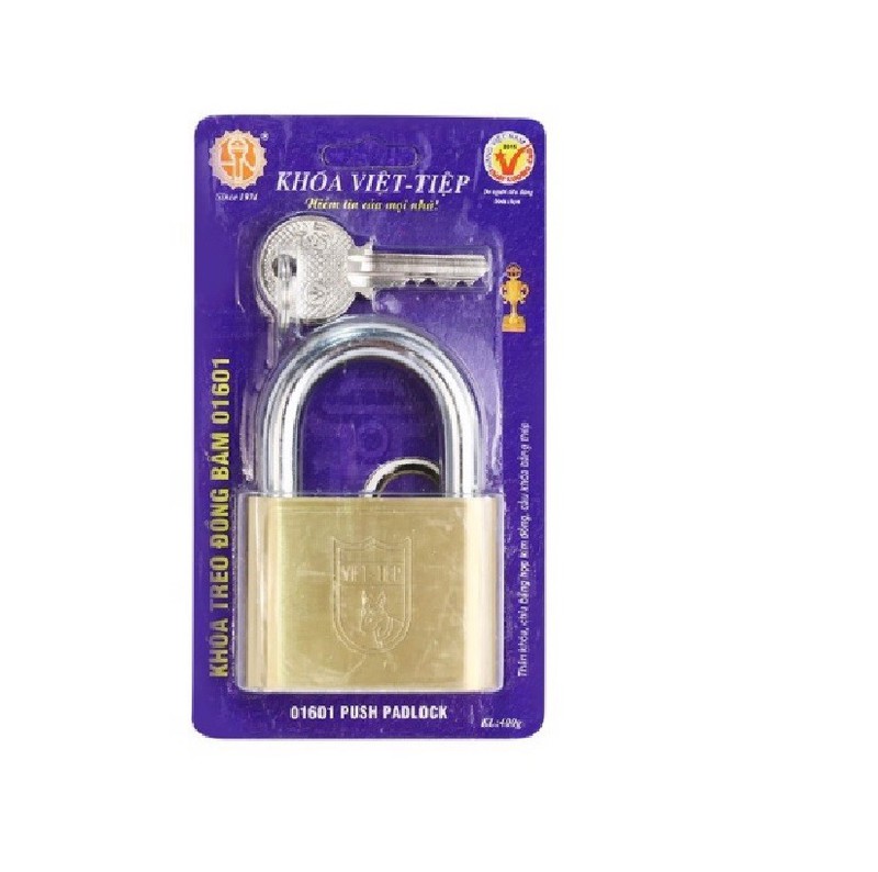 Ổ khoá việt tiệp loại lớn 84 x 60 ống phi 10mm