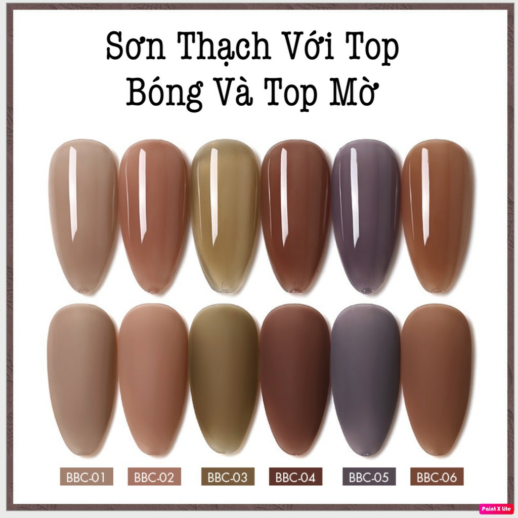 [HCM]Sơn Gel Thạch AS Mã BBC 15ml - Chai đen