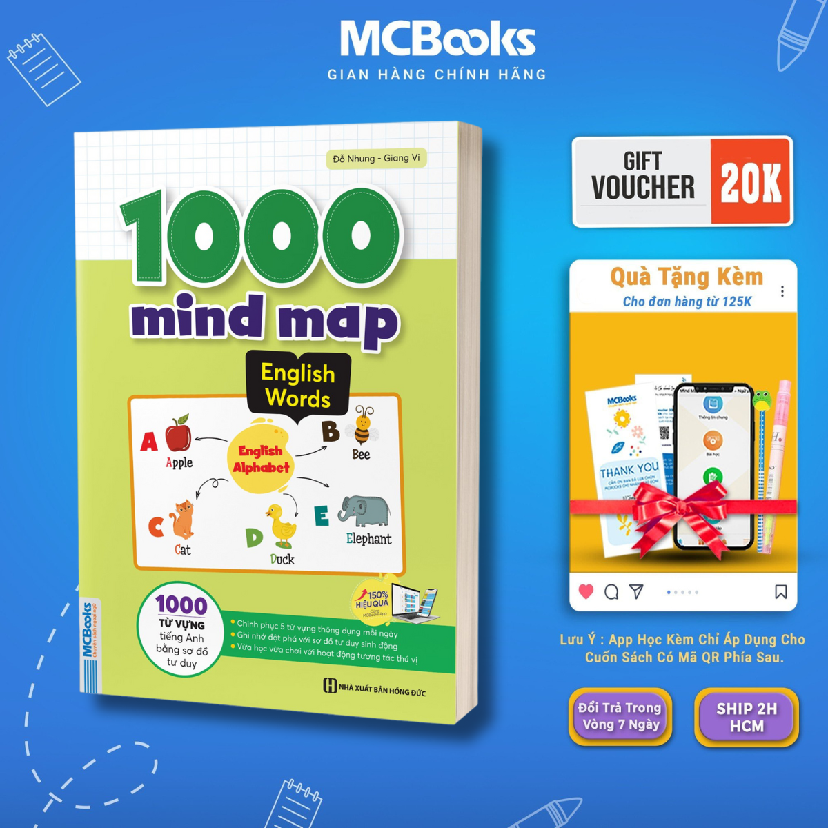 Book-1000 mind map-words by thinking chart-McBooks