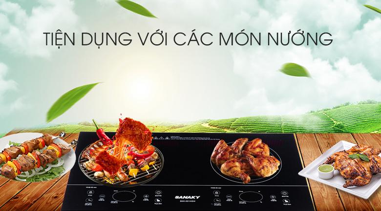 Bếp hồng ngoại đôi Sanaky SNK-201HGW