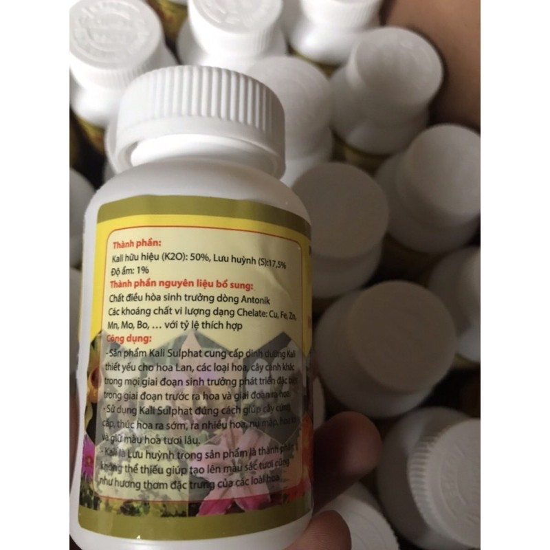 Combo bộ 3 phân bón Super cho hoa lan và cây cảnh (Super Magie, Super Kali, Super Canxi)