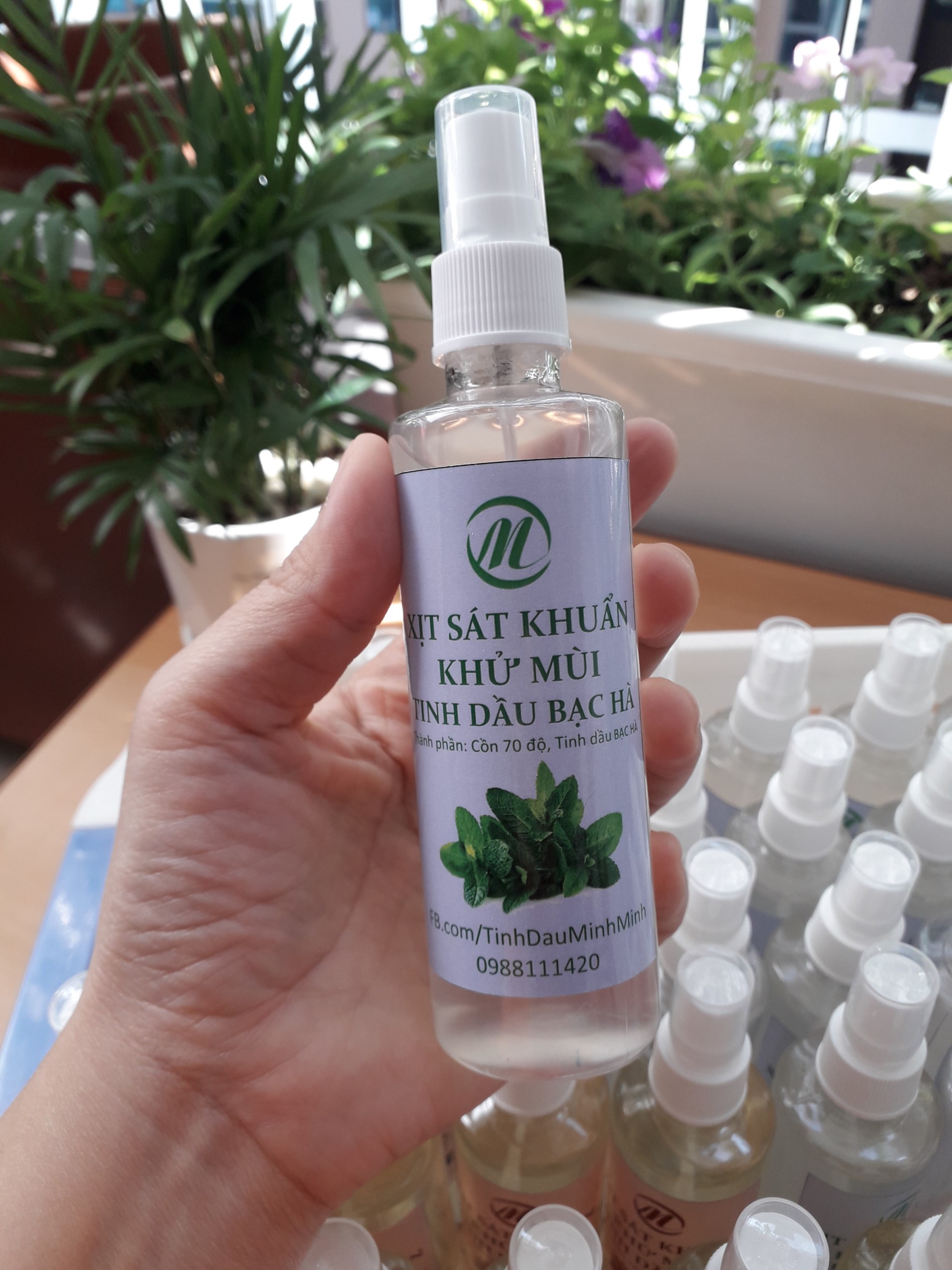 Xịt sát khuẩn khử mùi tinh dầu Quế