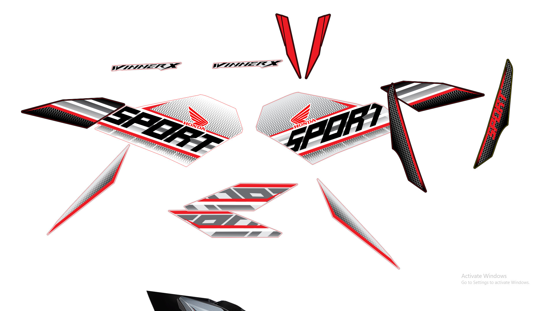 Tem xe winner X sport