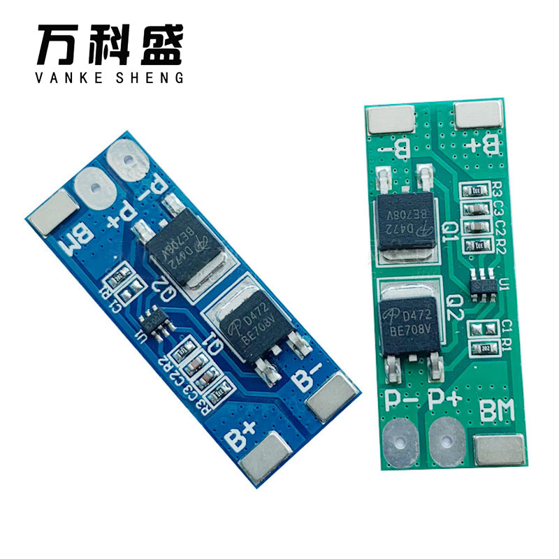 2S 8A Li-ion 7.4V 8.4V 18650 Bms Pcm 10a Peak Current Battery Protection Board for Li-ion LifePo4 Battery