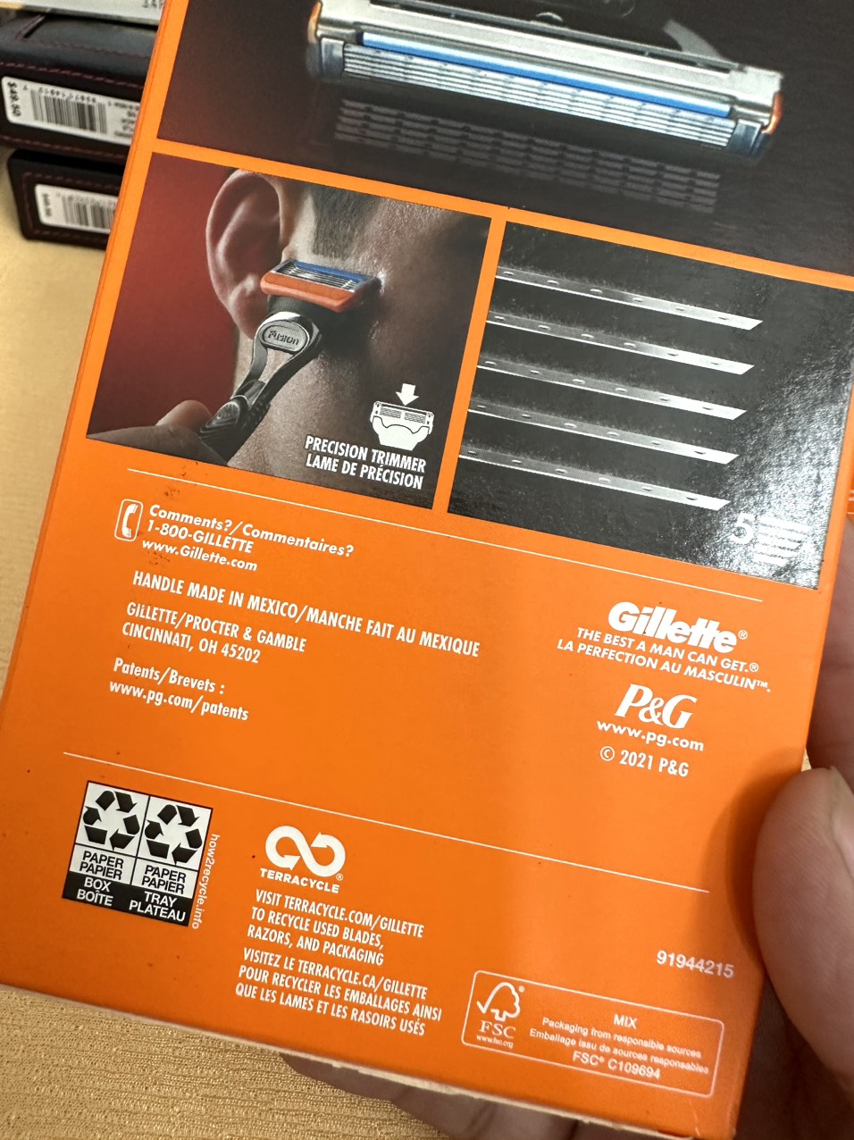 Dao Cạo Râu Gillette Fusion 5 Power