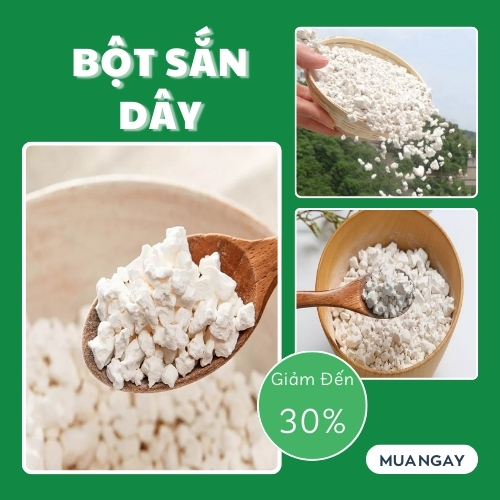 [HOT] Tinh bột sắn dây 500g cao cấp - tấn phát hcm - Hàng công ty chất lượng cao - Thảo Dược Tấn Phát