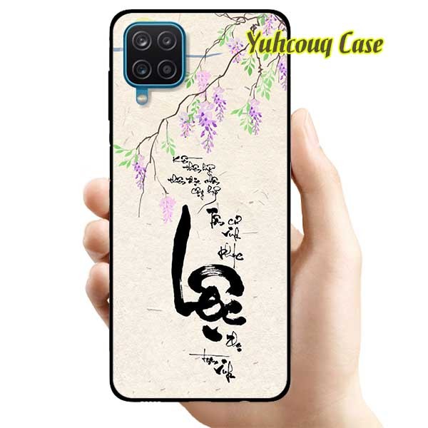 Ốp lưng dành cho samsung galaxy a12 - thư pháp lộc