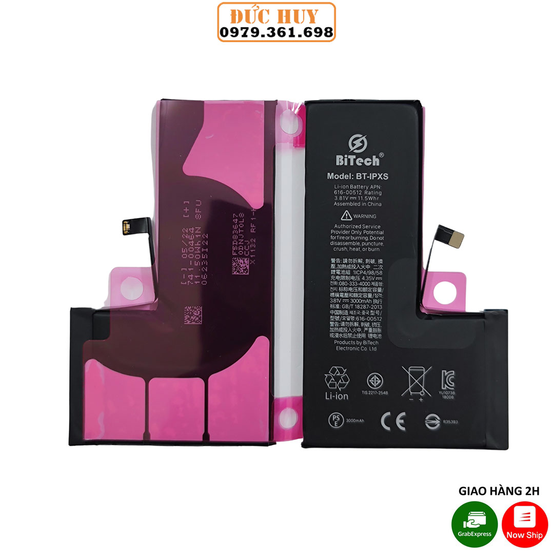 Pin Điện Thoại XS BiTech BT-IPXS ( Dung Lượng 3000 mAh)