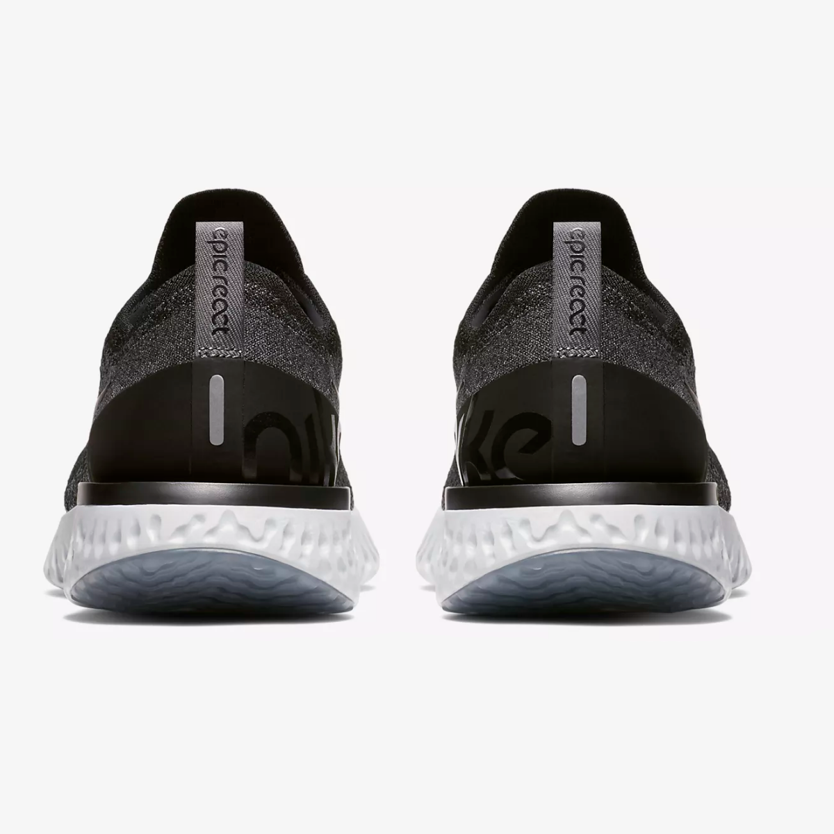 Giày Sneaker Epic React Flyknit Black White - Giày Gym - Giày chạy bộ - Giày thể thao