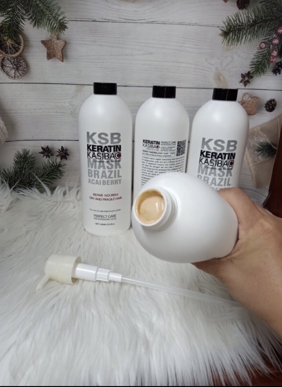 Keratin Kasibao phục hồi tóc nát 1000ml