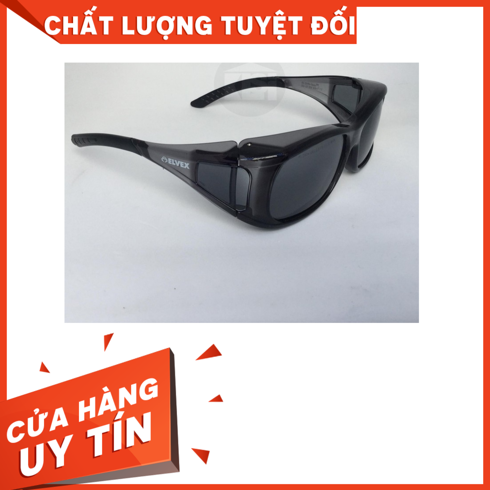 (Thương hiệu Elvex) Kính chống bụi  SG-37G  cao cấp (tặng kèm bao da dựng mắt kính)