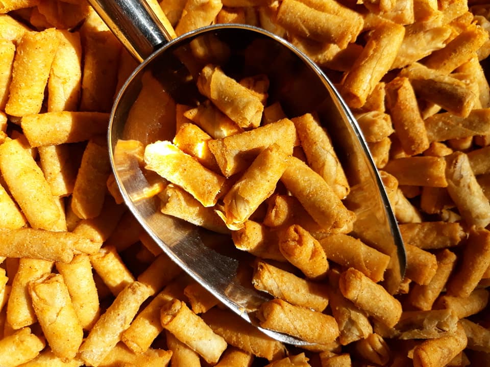 [HCM]Snack Chả giò Tôm Sấy Mini Ăn Liền Túi 250gr