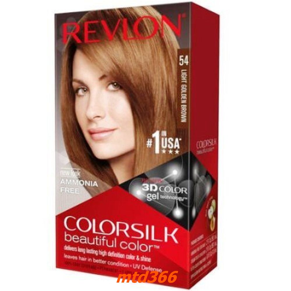Thuốc Nhuộm Tóc Số 54 Nâu Ánh Kim Revlon Colorsilk