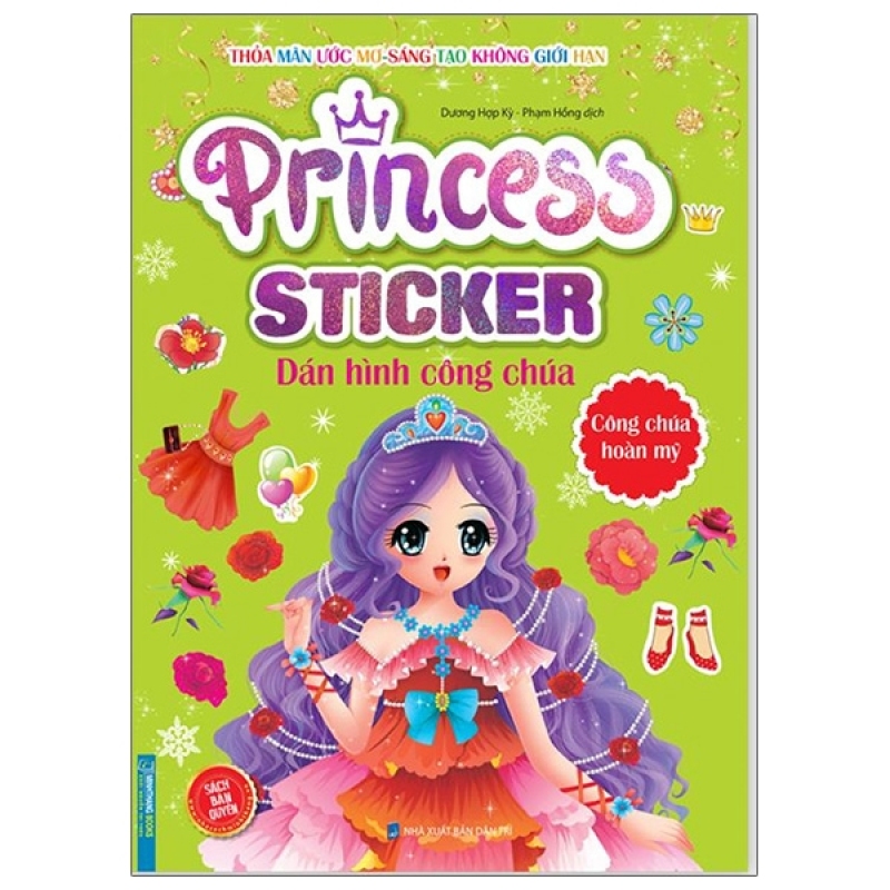 Fahasa - Princess Sticker - Dán Hình Công Chúa - Công Chúa Hoàn Mỹ