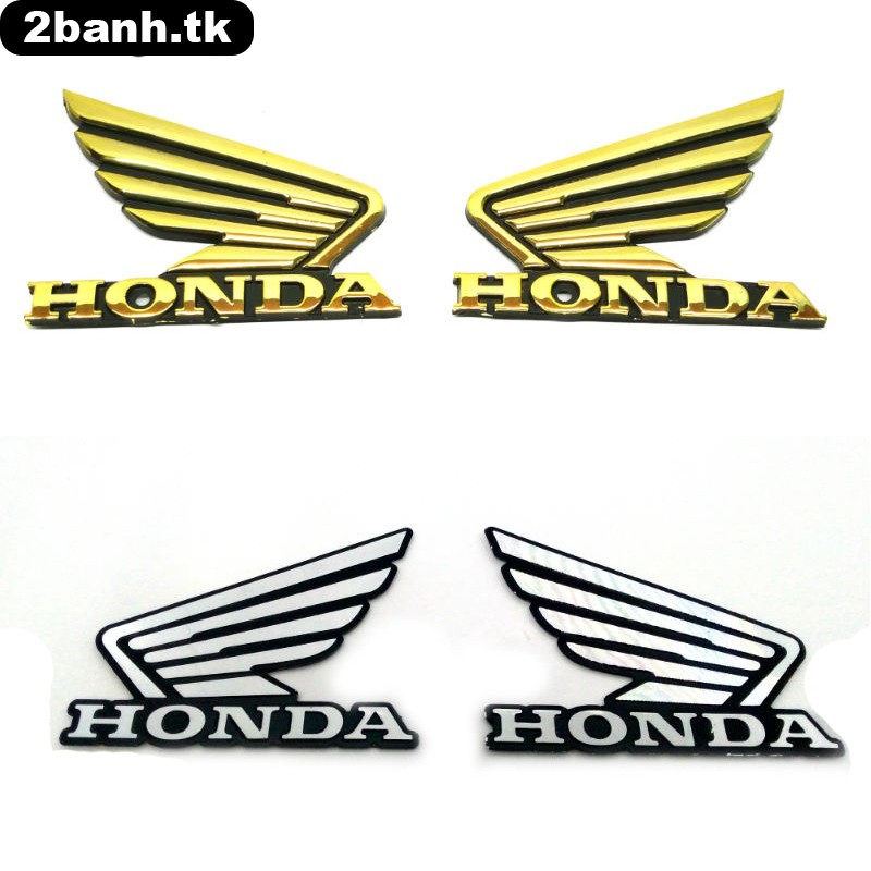 Decal nhựa hình cánh chim honda