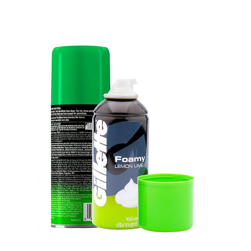 Bọt cạo râu Gillette Foamy Lemon Lime