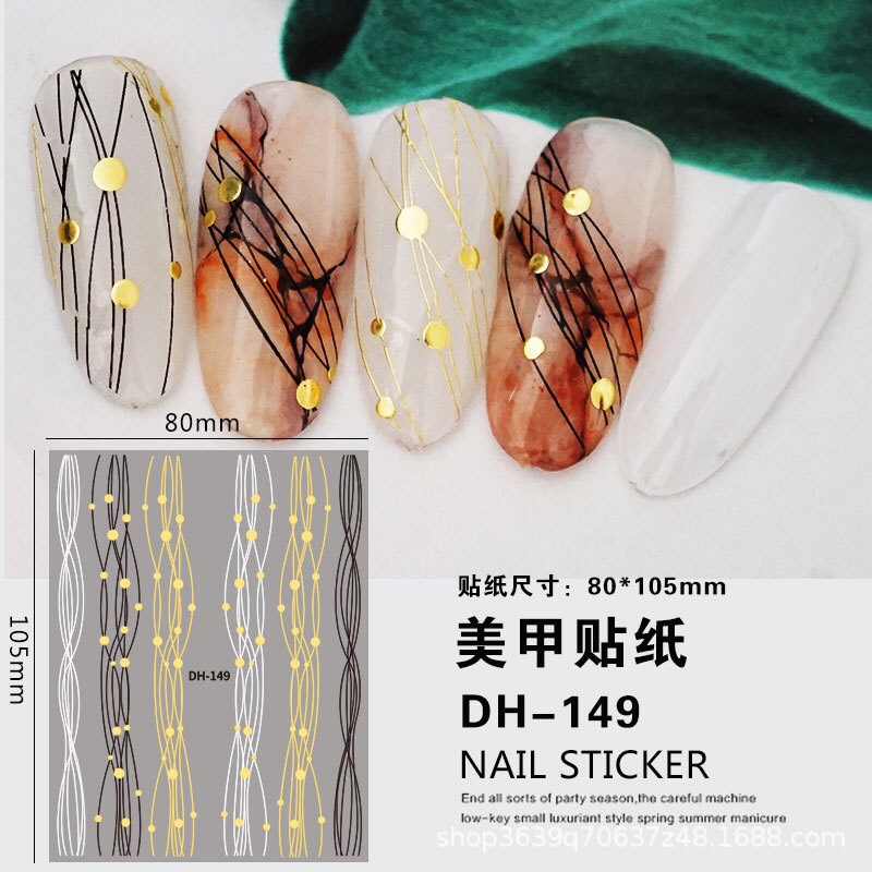 Sticker dán móng ren