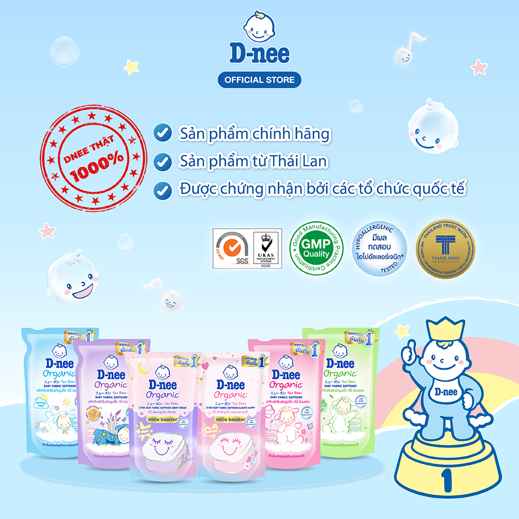 Nước xả vải D-nee 550 ML - Organic Touch