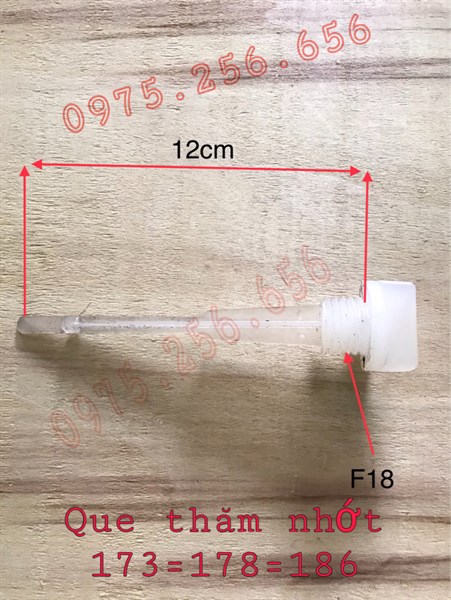 Que Thăm Nhớt 173=178=186 phụ tùng máy cày phụ tùng máy nông nghiệp phụ tùng Hùng Lỳ