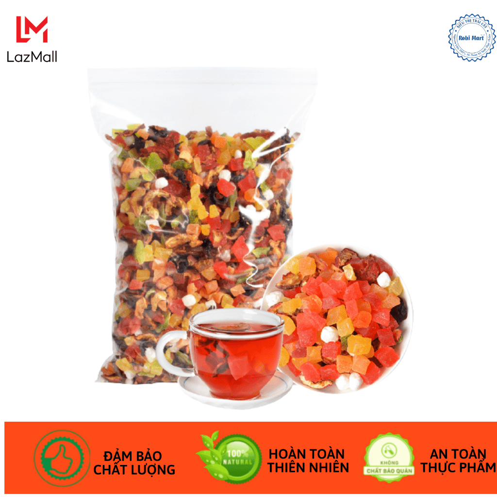 Fruit Tea Bali Robi Mart 200g-genuine goods
