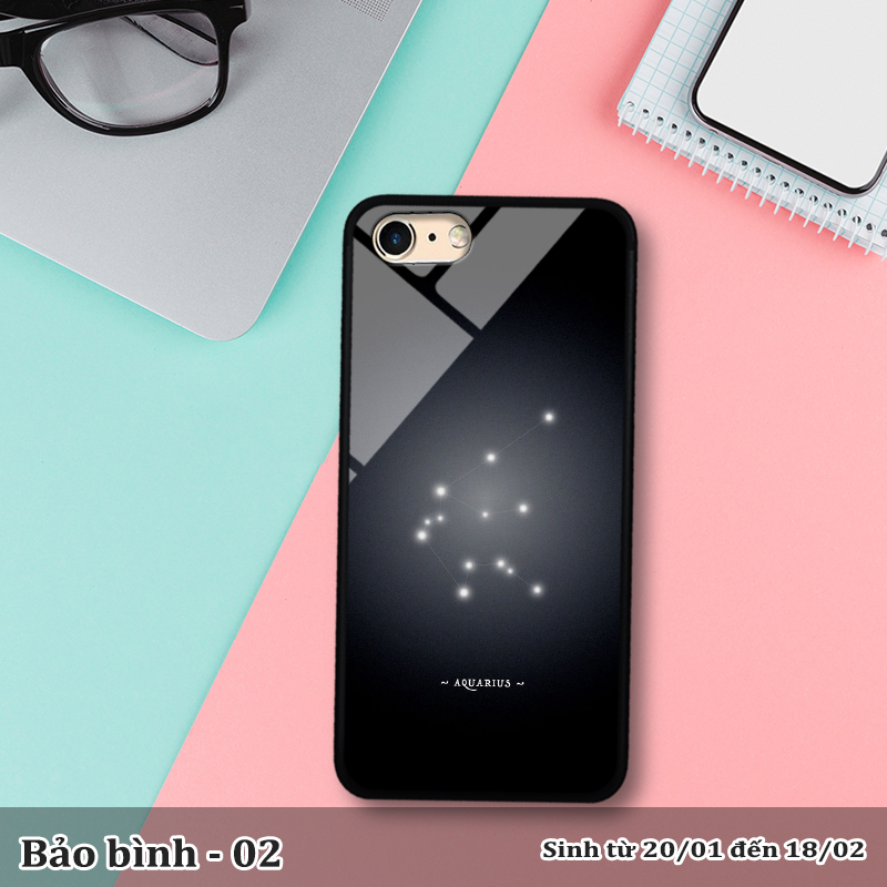 Ốp kính Oppo A71 in cung hoàng đạo