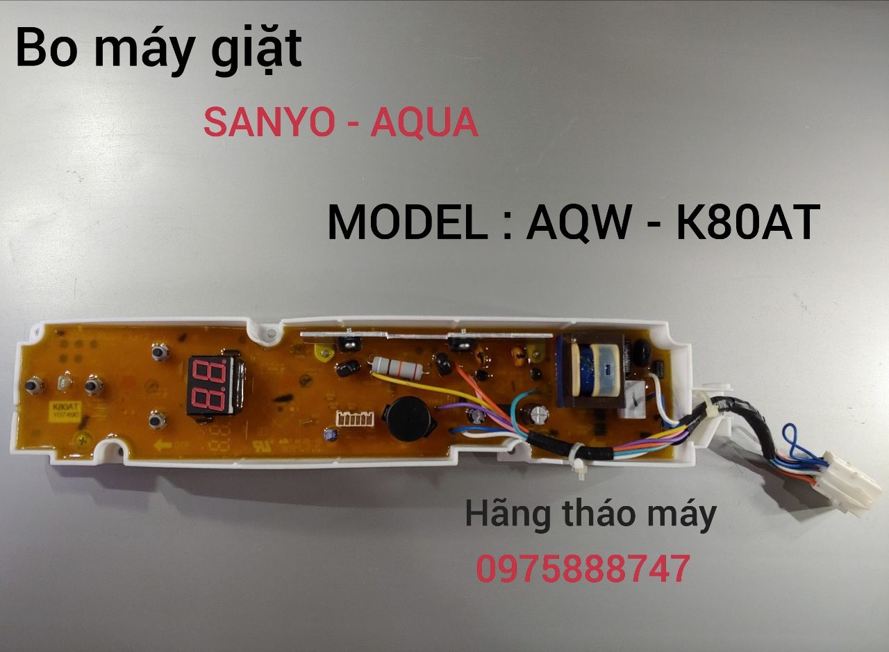 Bo máy giặt sanyo - aqua / model : aqw - k80at