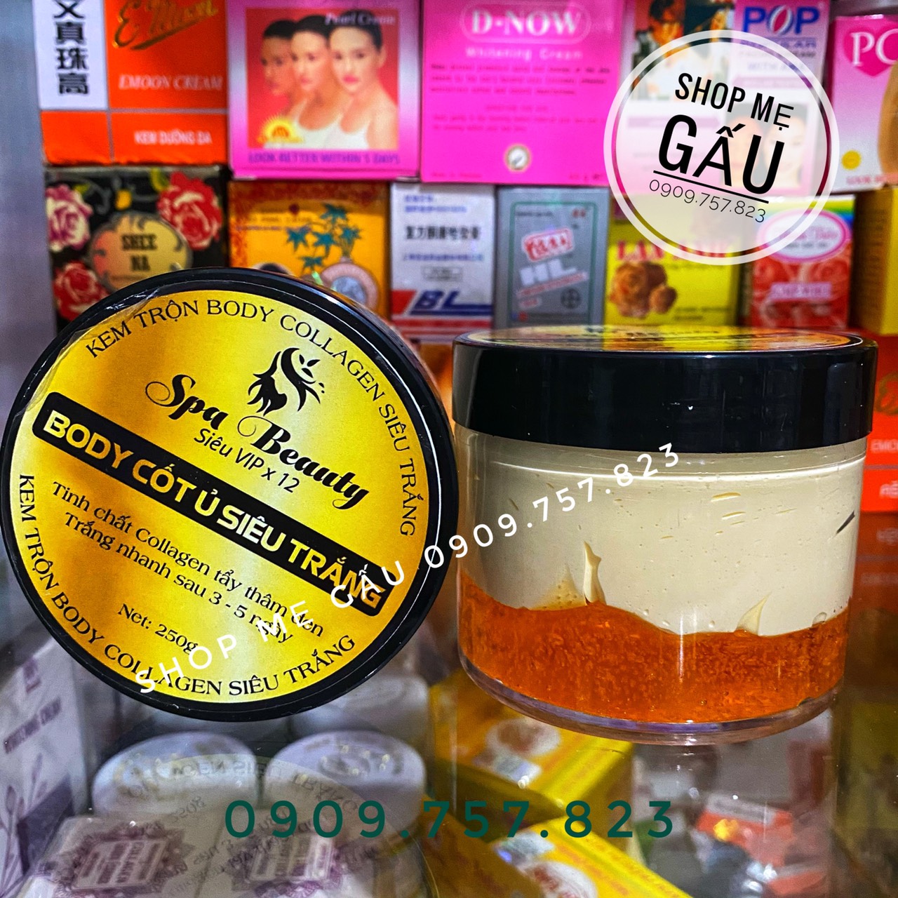 Kem cốt ủ 2 tầng 250g siêu trắng