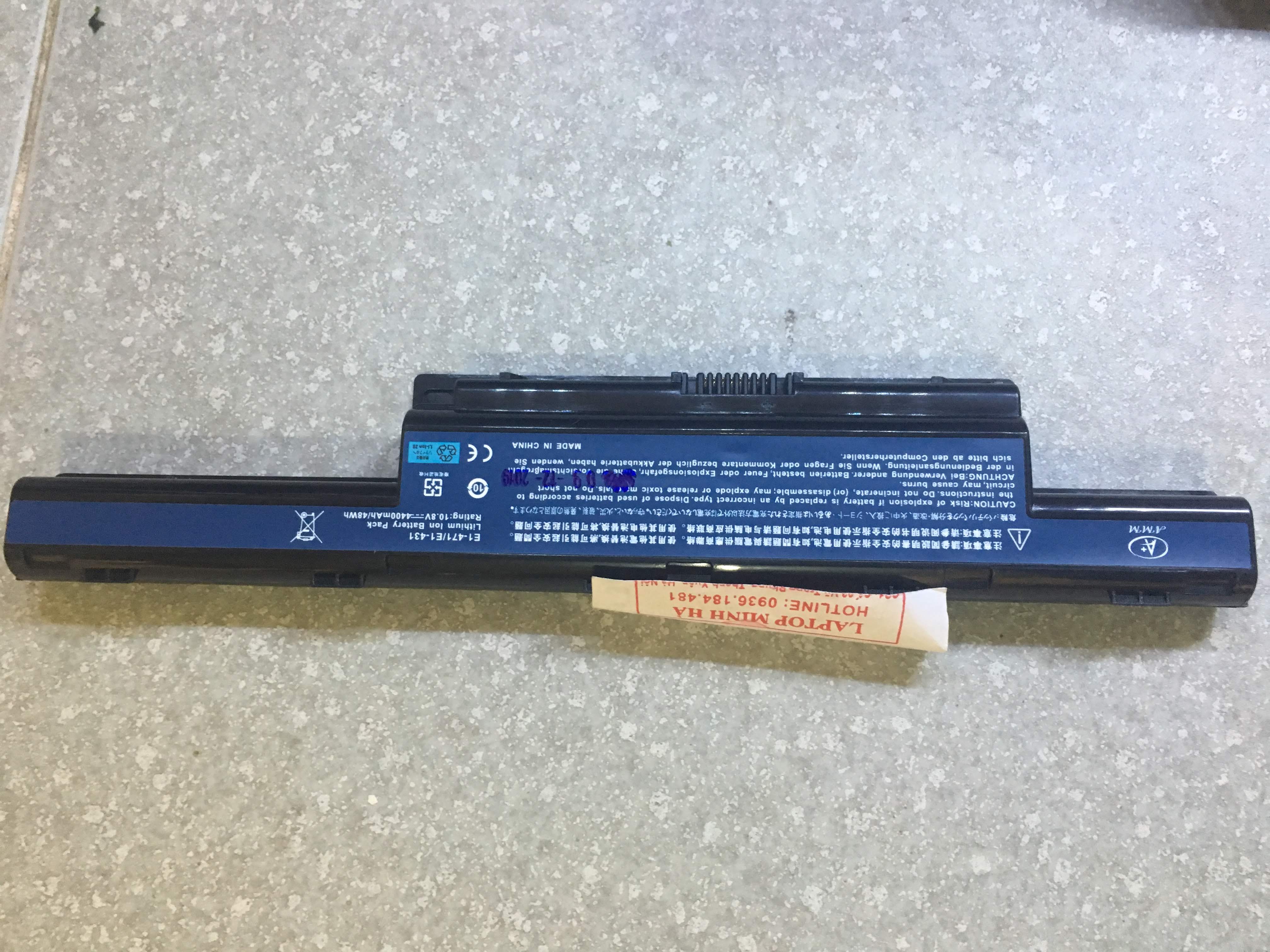 Pin laptop Emachines E730